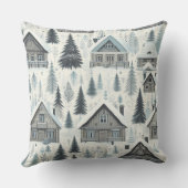 Cozy Winter Cabin  クッション (裏面)