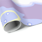 Cozy Winter Cabin in Snow Frosty Landscape ラッピングペーパー (ロールコーナー)