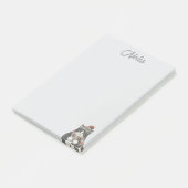 Cozy Winter Cat Notes ポストイット (アングル)