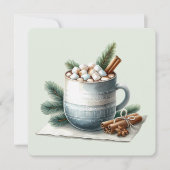 Cozy Winter Cocoa Marshmallow Scene (正面)