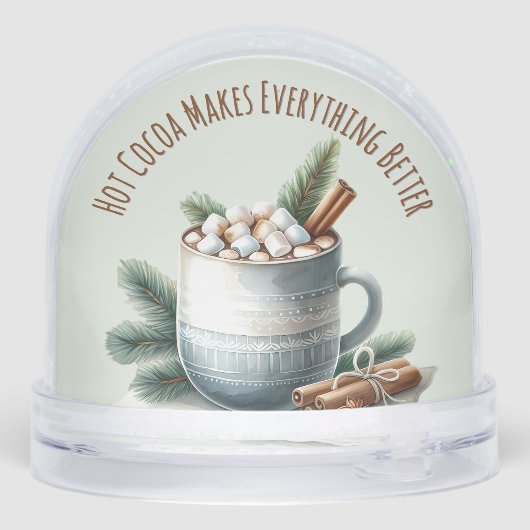 Cozy Winter Cocoa Marshmallow Scene (裏面)