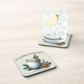 Cozy Winter Cocoa Marshmallow Scene コースター (右側)