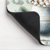 Cozy Winter Cocoa Marshmallow Scene マウスパッド (コーナー)