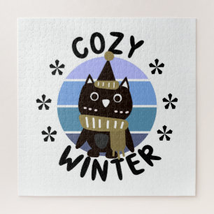 Cozy Winter, Cute Owl ジグソーパズル