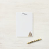 Cozy Winter Dog Notes ポストイット (デスク上)