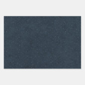 Cozy Winter Night Pattern Wrapping Paper Set ラッピングペーパーシート (正面3)