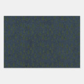 Cozy Winter Night Pattern Wrapping Paper Set ラッピングペーパーシート (正面2)