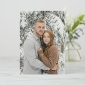 Cozy Winter Photo 招待状 (スタンド正面)