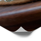 Cozy Winter Scene With Snowman, Hedgehogs ポスター (角)