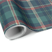 Cozy Winter Tartan Plaid Christmas Wrapping Paper ラッピングペーパー (ロールコーナー)