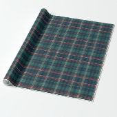 Cozy Winter Tartan Plaid Christmas Wrapping Paper ラッピングペーパー (アンロールド)