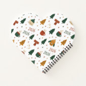 Cozy Winter Vibes 2026 - Cute Puppy and Kitten Chr ノートブック (裏面)