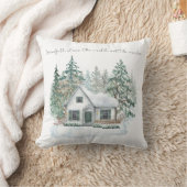 Cozy Winter Vibes Collection Throw Pillow クッション (ブランケット)