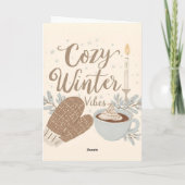 Cozy Winter Vibes – Warm & Minimalist Winter Desig カード (裏面)