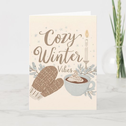 Cozy Winter Vibes – Warm & Minimalist Winter Desig カード (正面)