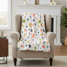 Cozy Winter With Vibrant Colorful Star Pattern