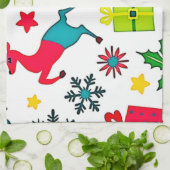 Cozy Winter Wonder Pattern Dream Design キッチンタオル (折り畳み)