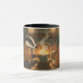 Cozy Woodland Campfire Animals Coffee Mug マグカップ (中央)