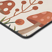 Cozy Woodland Mushrooms デスクマット (コーナー)