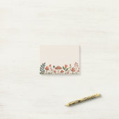 Cozy Woodland Mushrooms ポストイット (デスク上)