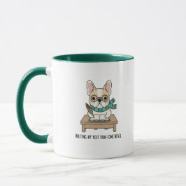 Cozy Writing Desk Cartoon Animal Art マグカップ