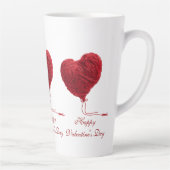 Cozy Yarn Heart for Valentines カフェラテマグ (右)