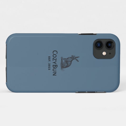 CozyBun電話ケース Case-Mate iPhoneケース (裏面(横))
