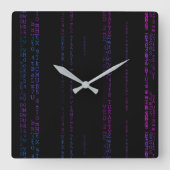 COZYCODEの柱時計 スクエア壁時計 (正面)