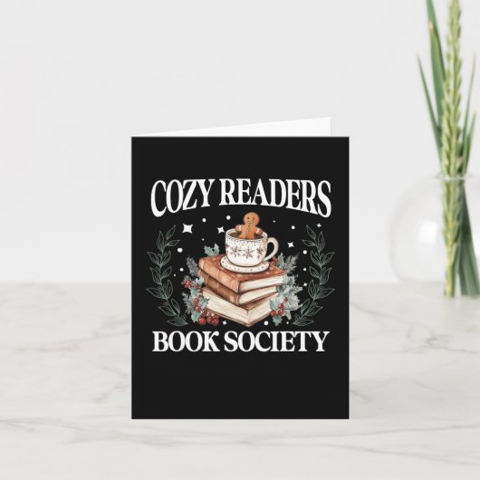 Cozyreaders Book Society Bookish Christmas 読's カード (正面)
