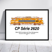 CPシリーズ2620電気機関車 ネ・カッセ機関車 ポスター