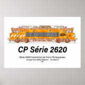 CPシリーズ2620電気機関車 ネ・カッセ機関車 ポスター (正面)