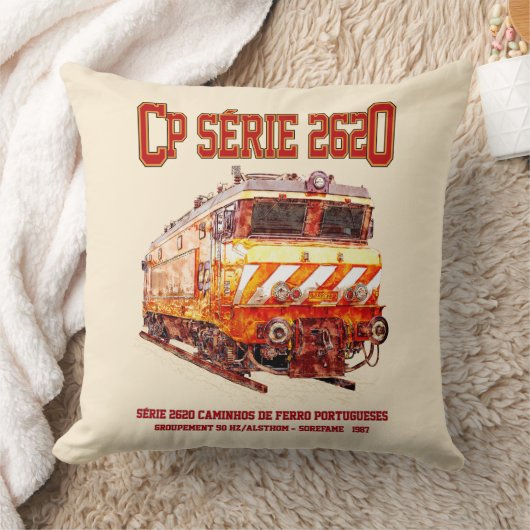 CPセリー2620電気機関車。ネズカスロコ クッション (ブランケット)