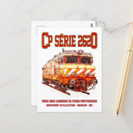 CPセリー2620電気機関車。ネズカスロコ ポストカード