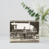 cp1563陸軍メディカルワゴン ポストカード (スタンド正面)