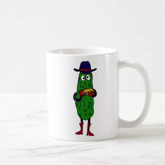 CP-ハーモニカの漫画を遊ぶおもしろいなピクルス コーヒーマグカップ (右)