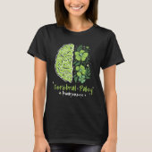 CP Brain Damage Cute Flowers Cerebral Palsy Awaren Tシャツ (正面)