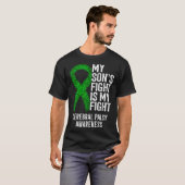 CP My Son's Fight Is My Fight Cerebral Palsy Aware Tシャツ (正面フル)