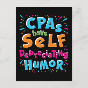 CPAがユーモアの減価償却を自己減価償却する理由 ポストカード