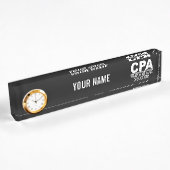CPAのカスタムな色の名札 デスクネームプレート