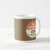 CPAのギフトのマグ コーヒーマグカップ (正面右)