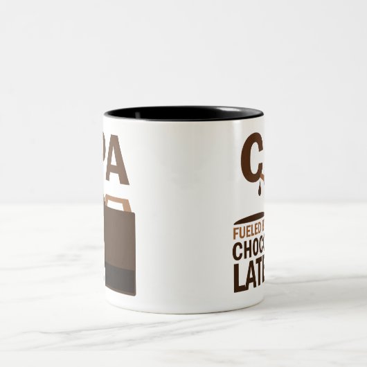 Cpaのギフト(おもしろいな) ツートーンマグカップ (中央)