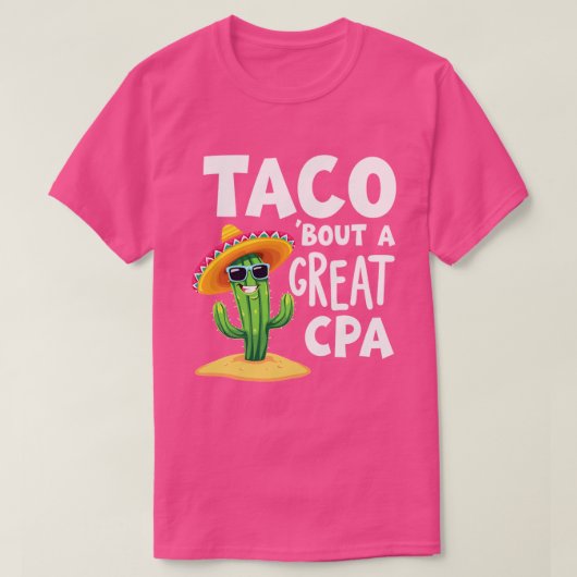 CPAの会計士素晴らしのユーモアおもしろいについて Tシャツ (デザイン正面)