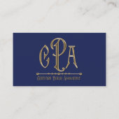 CPAの米国公認会計士の事業税 名刺 (裏面)