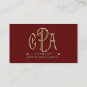 CPAの米国公認会計士の事業税 名刺 (裏面)