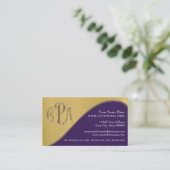 CPAの米国公認会計士の事業税 名刺 (スタンド正面)