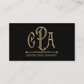 CPAの米国公認会計士の事業税 名刺 (裏面)