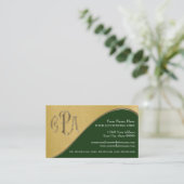 CPAの米国公認会計士の事業税 名刺 (スタンド正面)