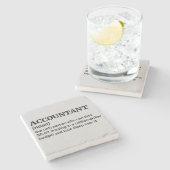 CPAの贈与 ストーンコースター (横)