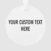 CPAカスタムな色のオーナメント オーナメント (裏面)