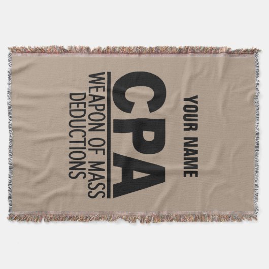 CPAカスタムカラー毛布 スローブランケット (正面)